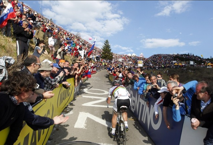 Uphill at Giro